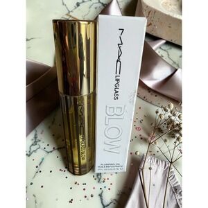 MAC - Lipglass Blow Plumping Oil -Shade: Ginger Zinger - *NIB*